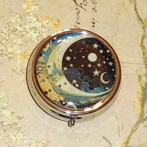 1ea.  Large Cresent Moon with Stars